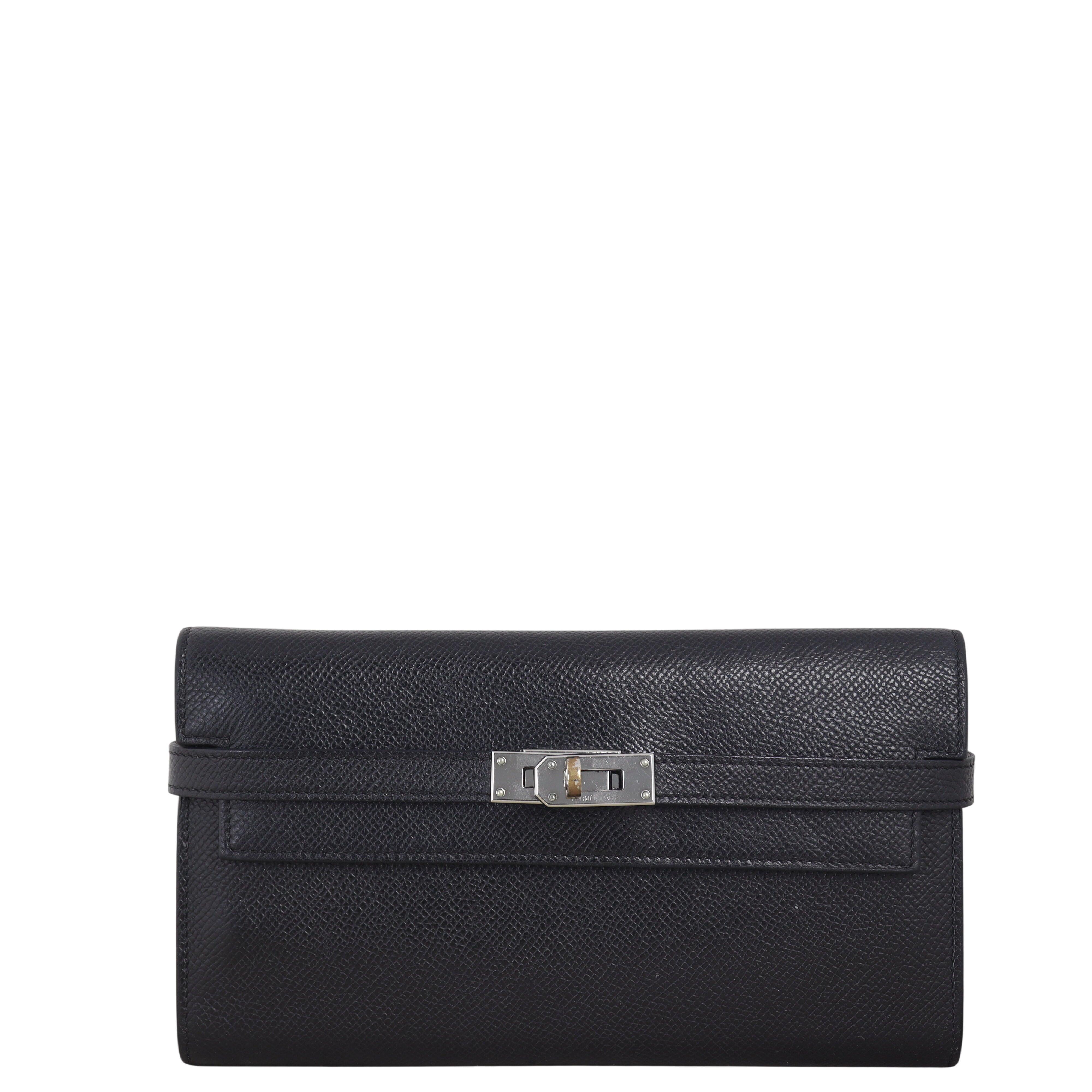 Hermes Kelly Classic Long Wallet Epsom