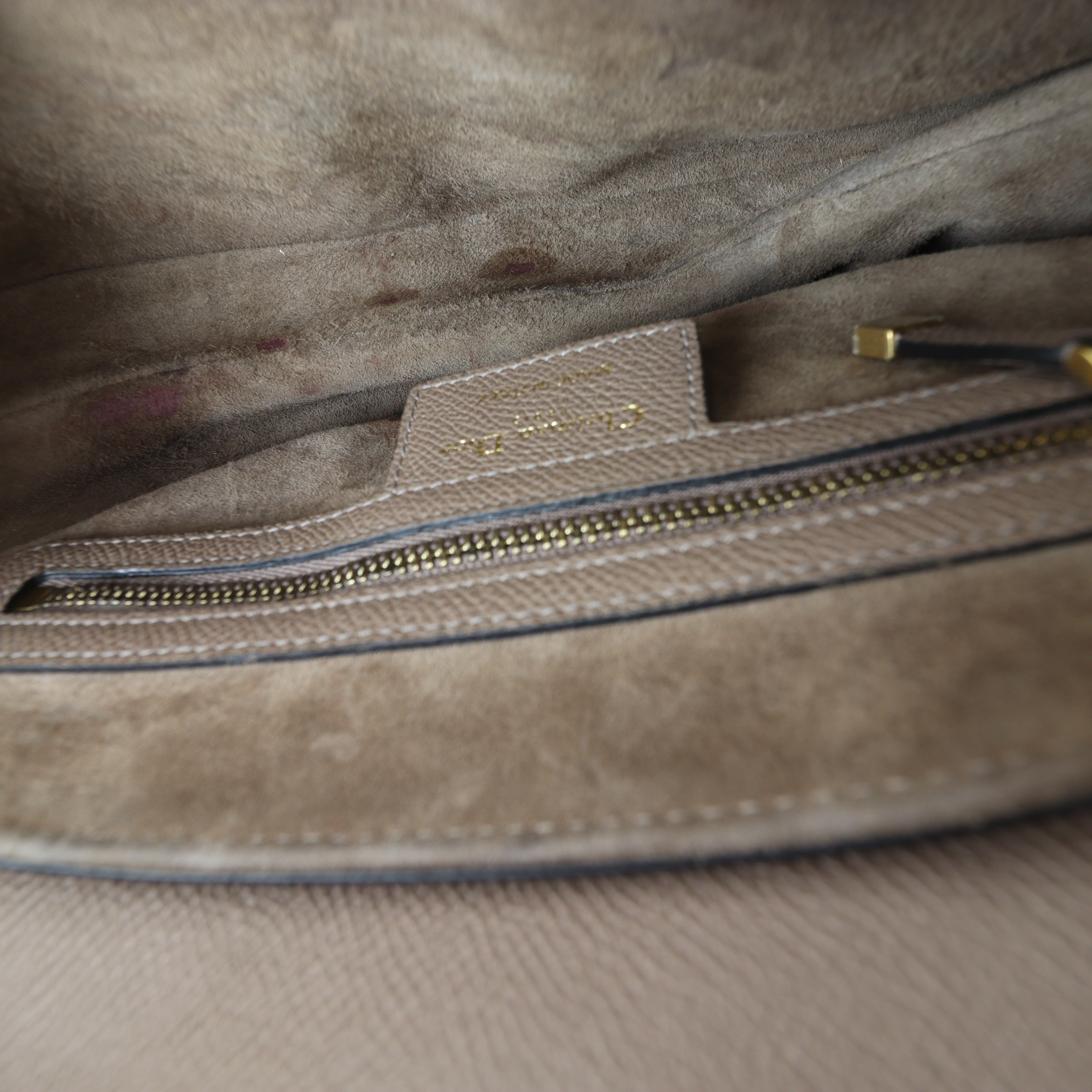 Dior Saddle Bag with Embroidered Strap