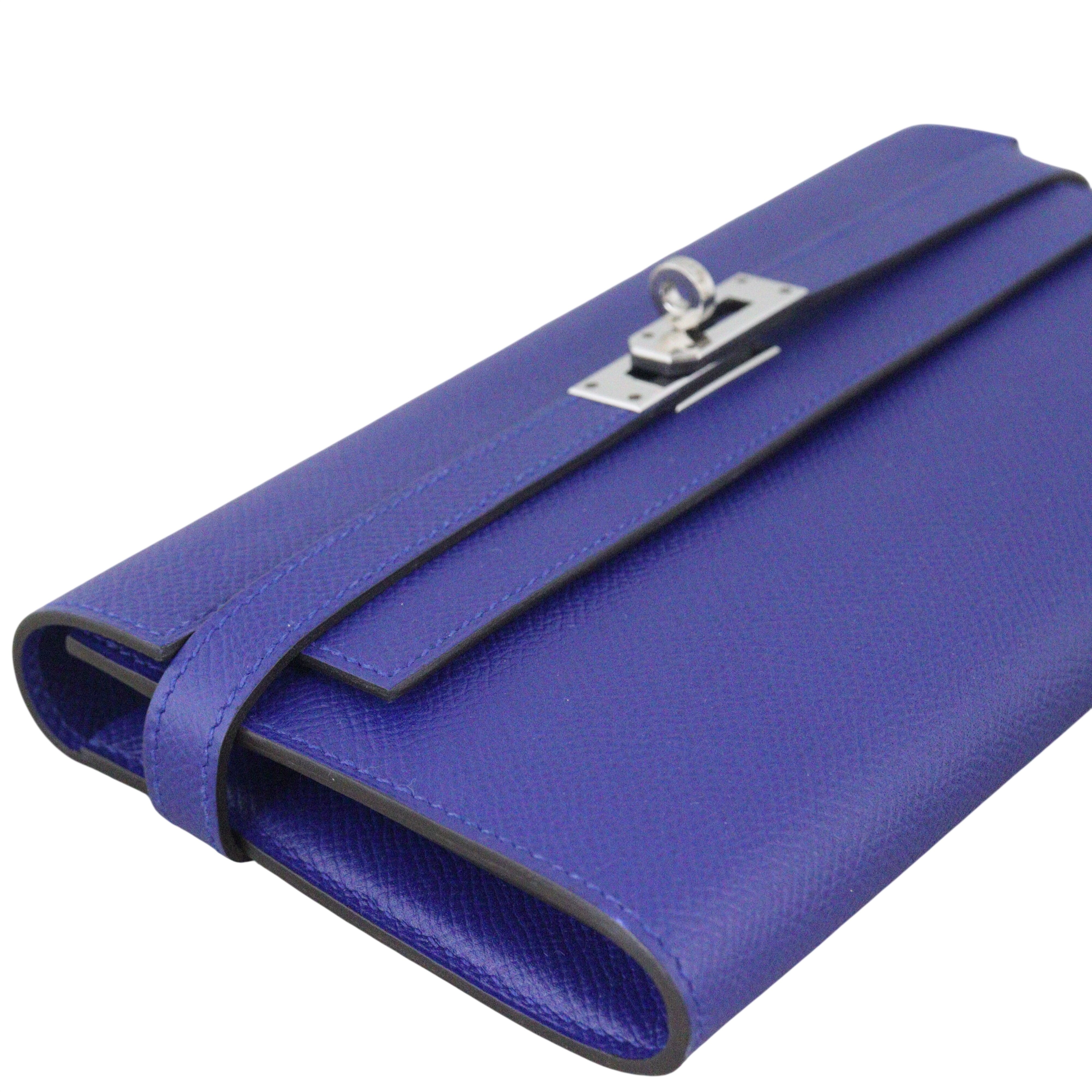 Hermes Kelly Classic Long Wallet Epsom