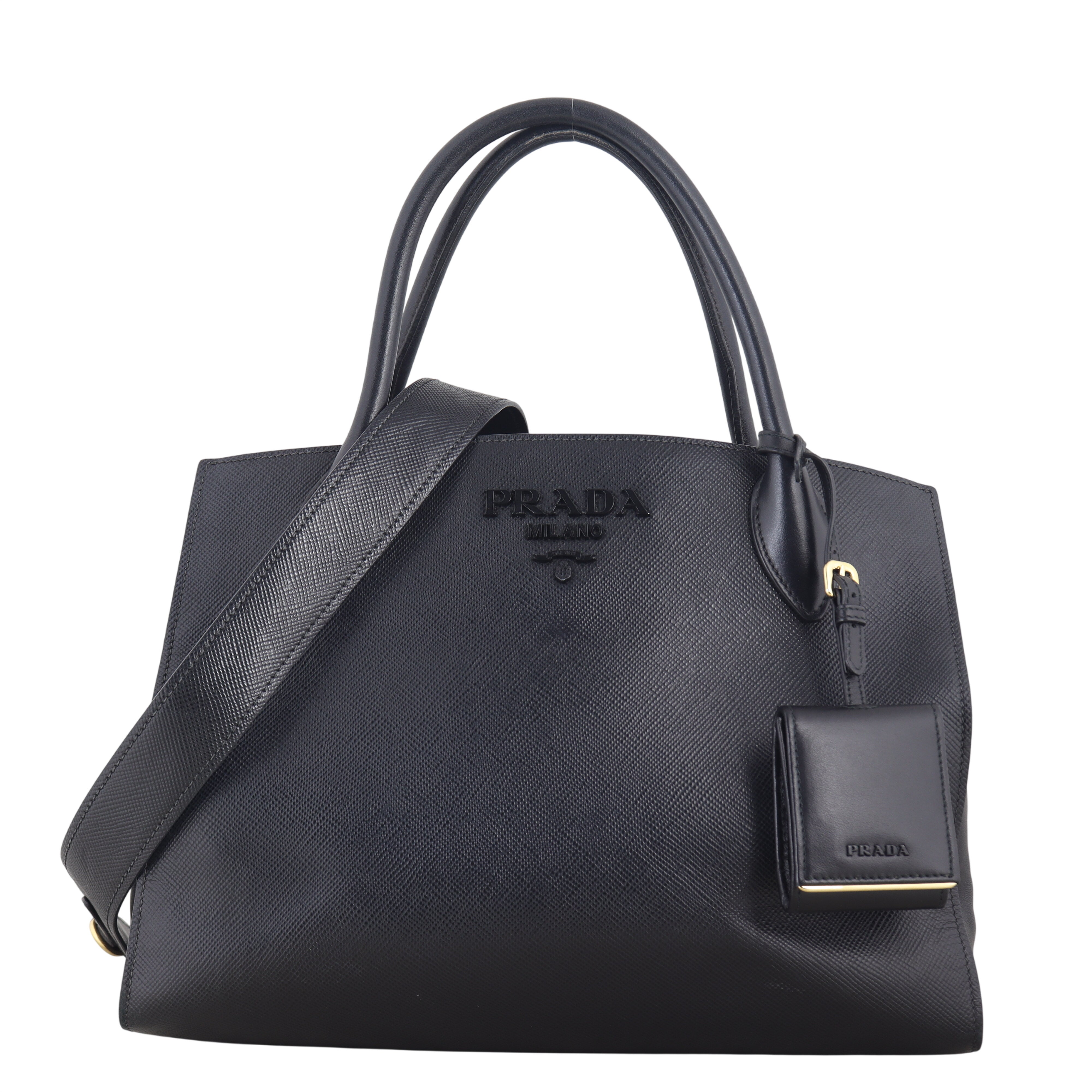 Prada Saffiano Cuir Monochrome Small Bag