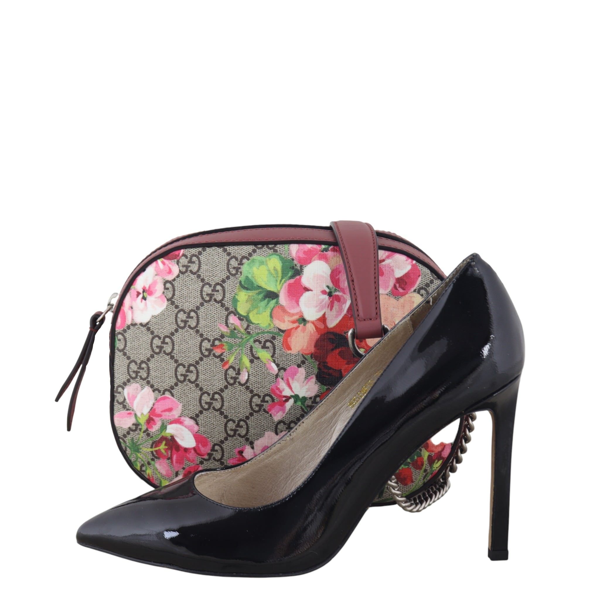 Gucci GG Supreme Blooms Camera Bag