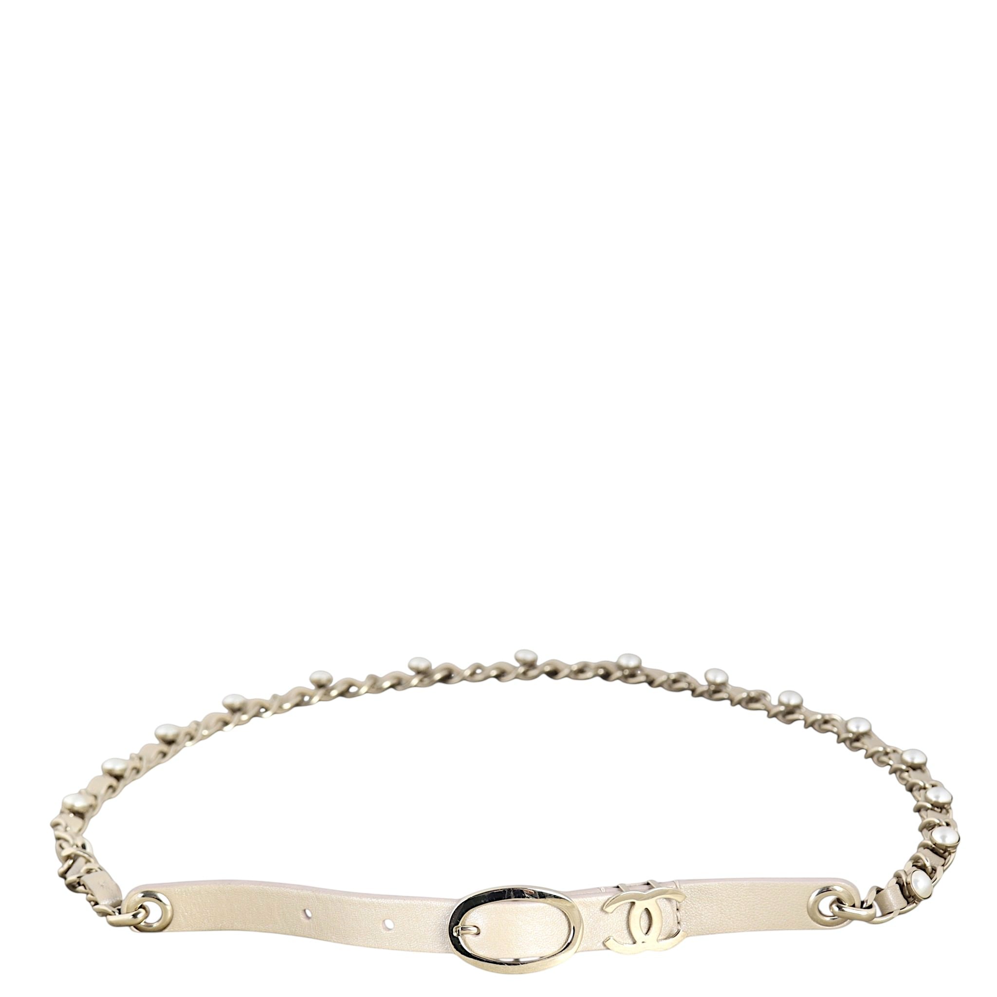 Chanel Pearl CC Chain Belt