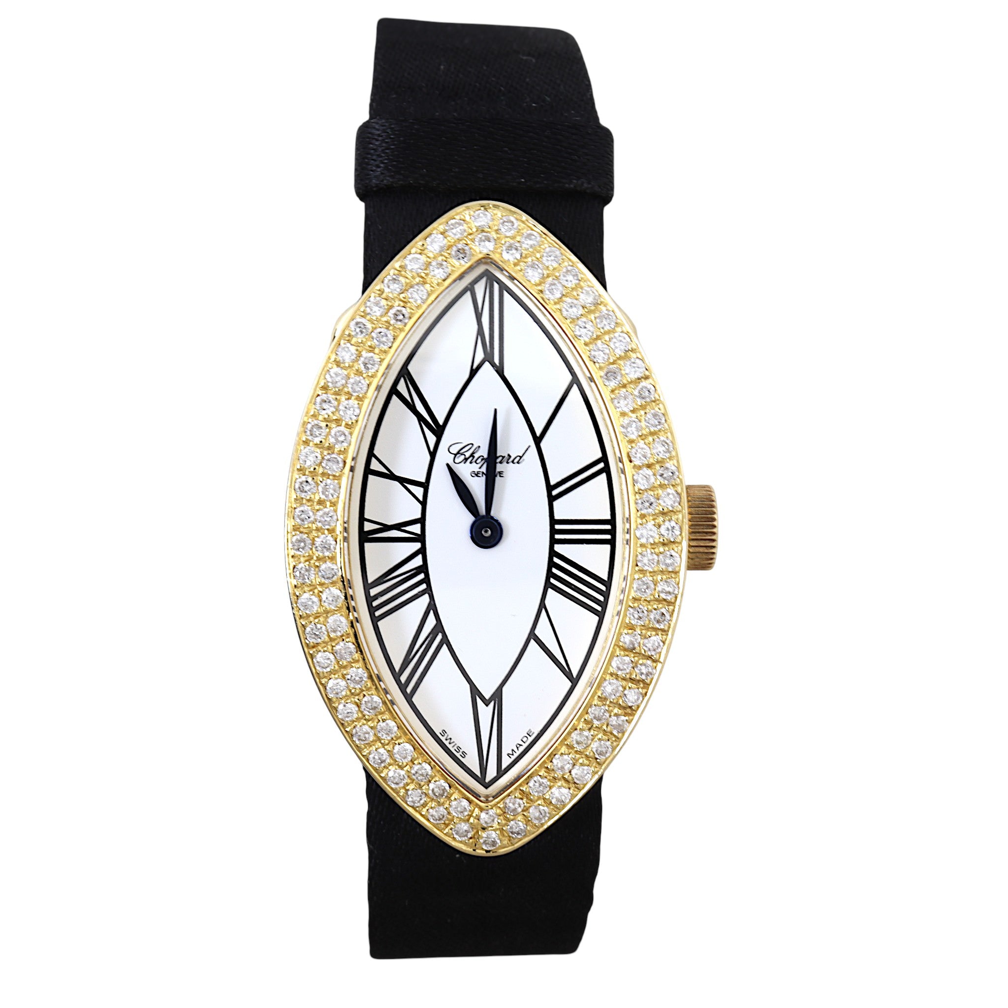 Chopard Classique 18k Yellow Gold Diamond Watch
