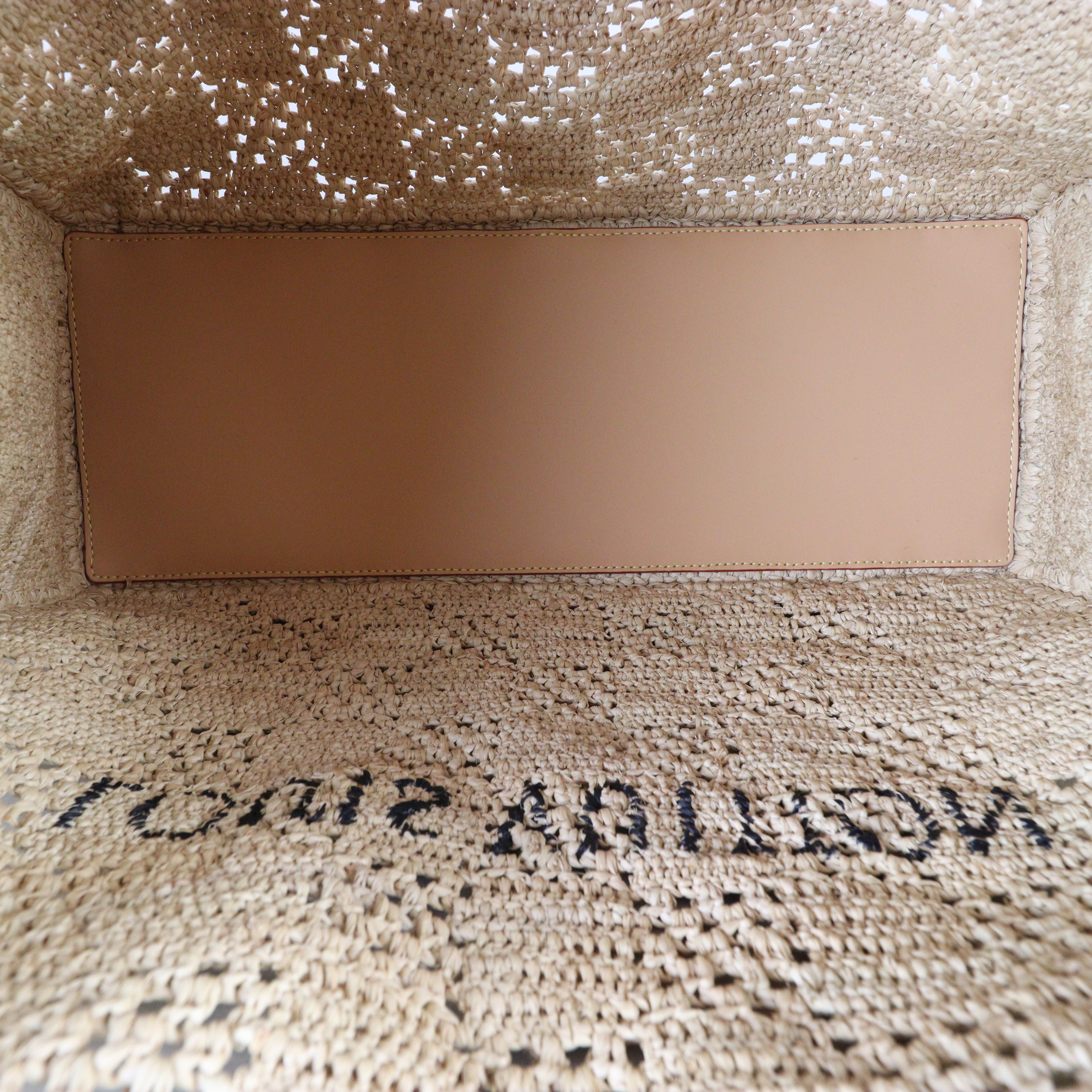 Louis Vuitton Summer Shopper Tote MM Raffia