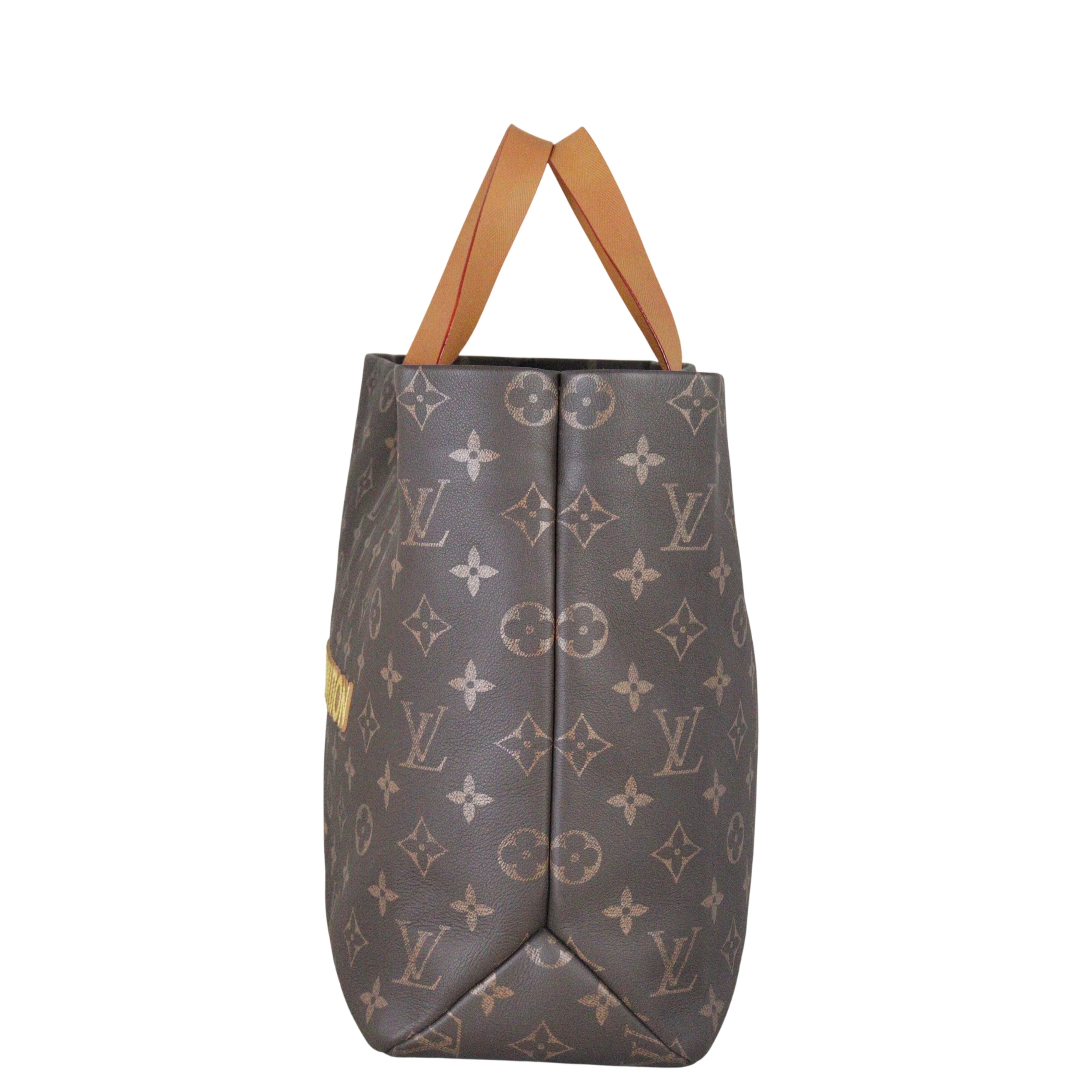 Louis Vuitton Shopper Tote MM Monogram Leather