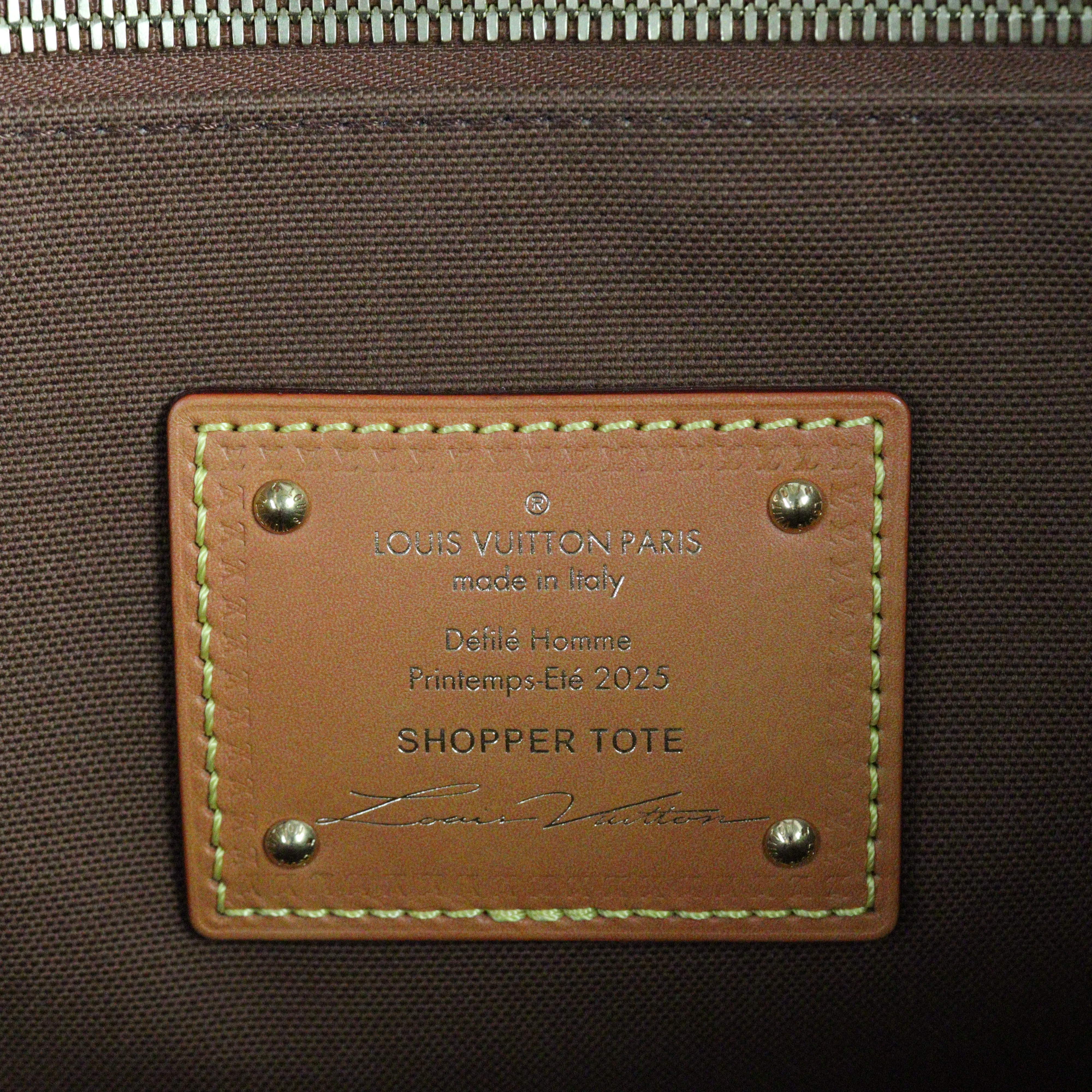 Louis Vuitton Shopper Tote MM Monogram Leather