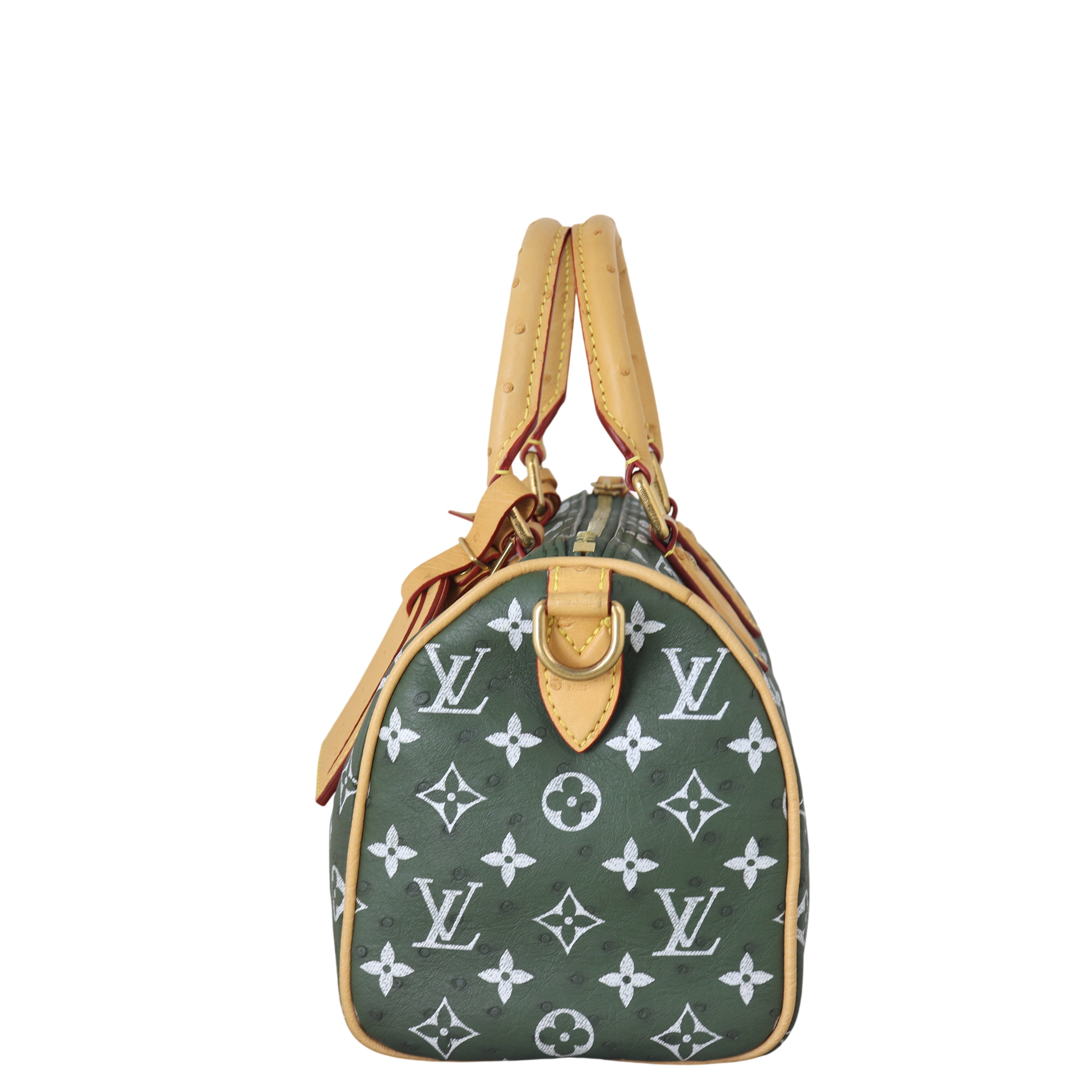 Louis Vuitton Speedy P9 25 Bandouliere Monogram Ostrich