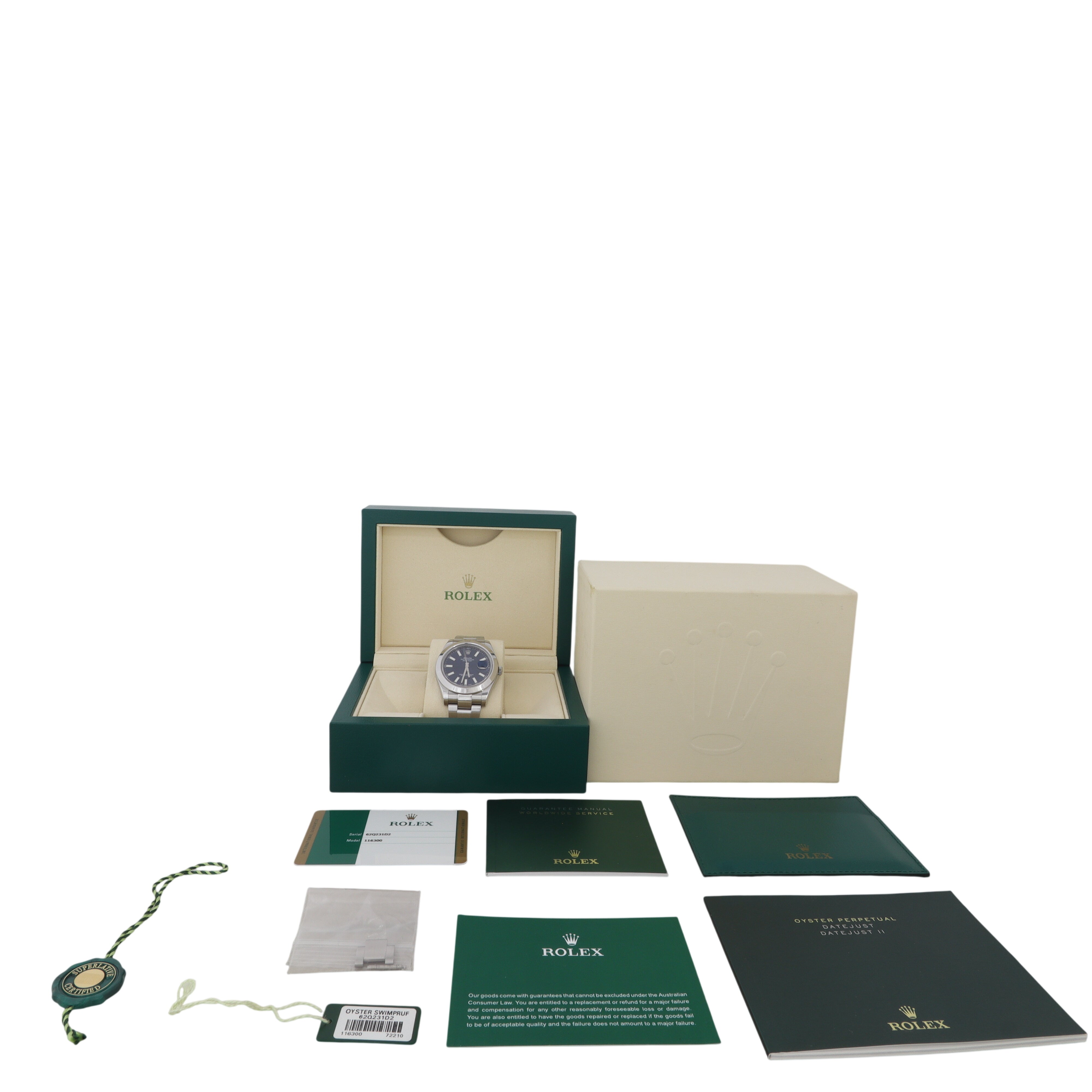 Rolex Oyster Perpetual Datejust II 41mm Watch